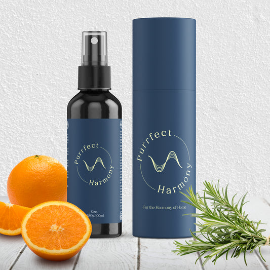 The Purrfect Harmony Natürliches Anti-Kratz-Spray für Katzen – Sicheres, ungiftiges, vom Tierarzt zugelassenes Katzenabwehrmittel für Möbel und Zuhause – Umweltfreundlich, keine aggressiven Chemikalien – 100 ml